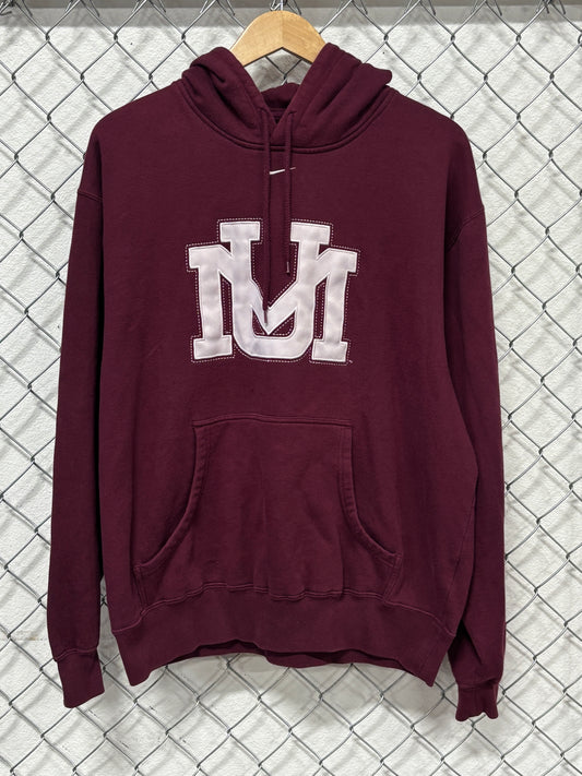 Nike University of Montana Grizzlies Center Swoosh Hoodie Size Large