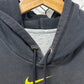 Nike University of Oregon Ducks Center Swoosh Black Hoodie Size Large