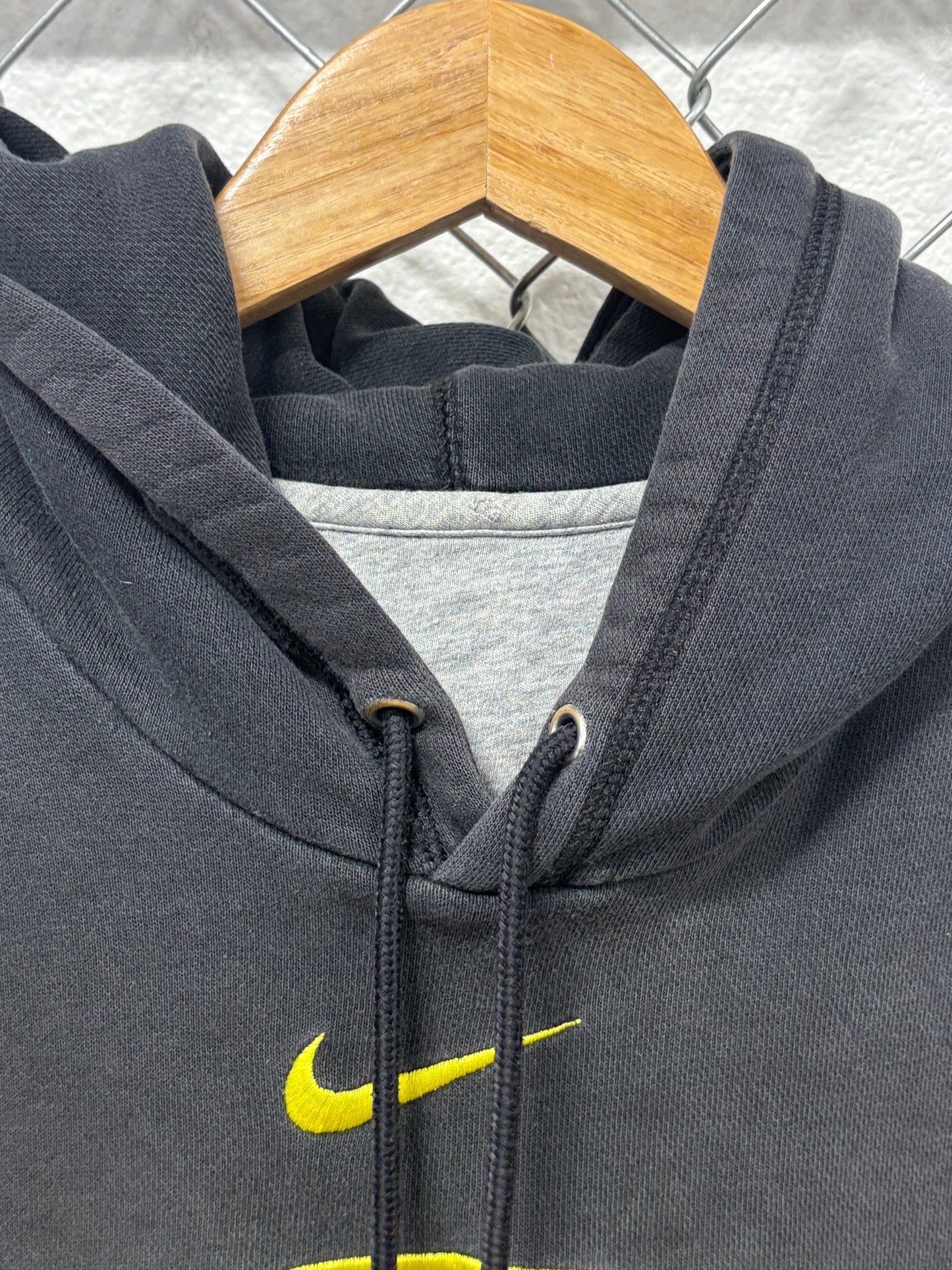 Nike University of Oregon Ducks Center Swoosh Black Hoodie Size Large