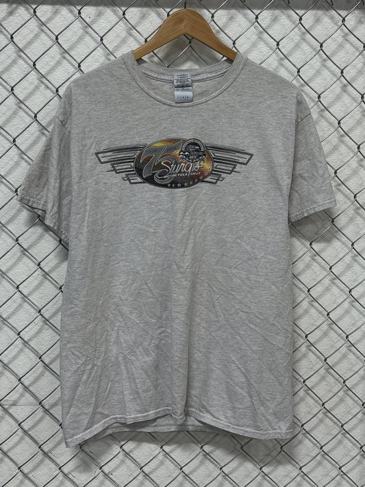 Sturgis 75th Anniversary Motorcycle Rally Biker Tee Size Large