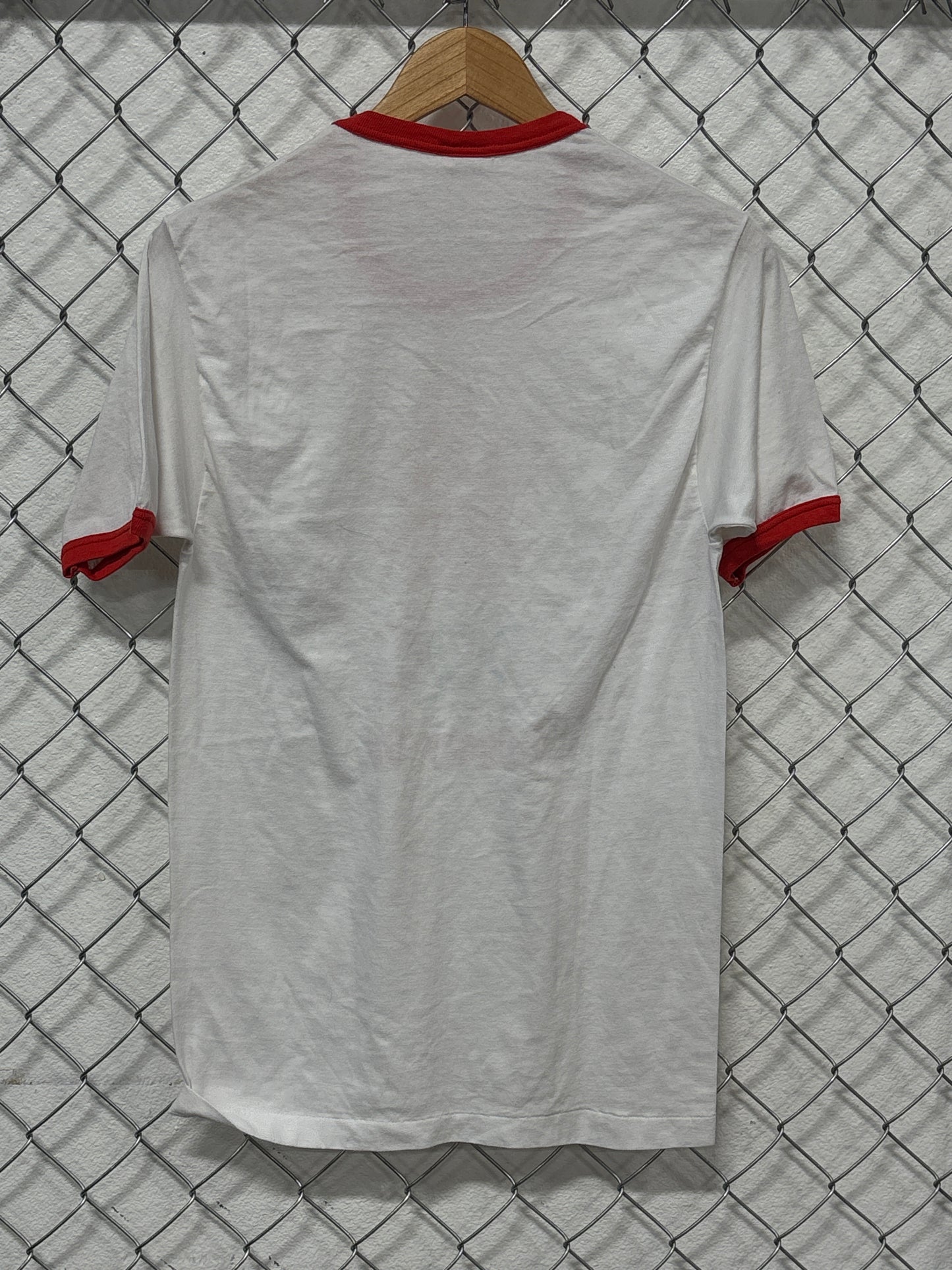 Vintage 1988 Calgary Winter Olympics Ringer Graphic Tee Size Medium