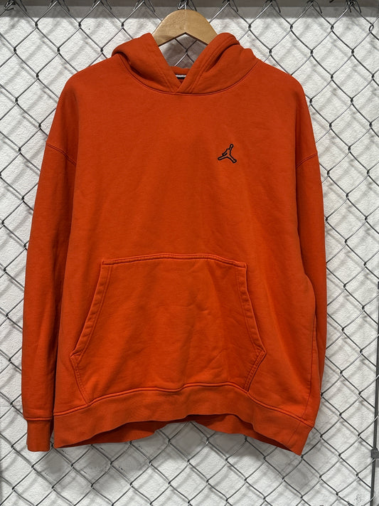 Jordan Brand Classic Jumpman Logo Orange Hoodie Size XXL