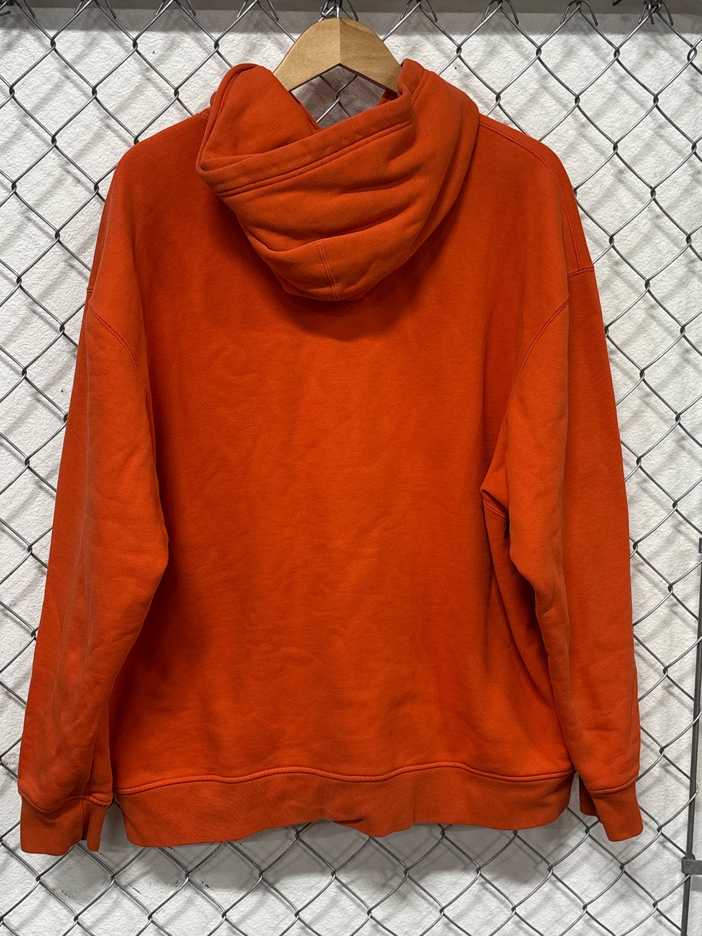 Jordan Brand Classic Jumpman Logo Orange Hoodie Size XXL