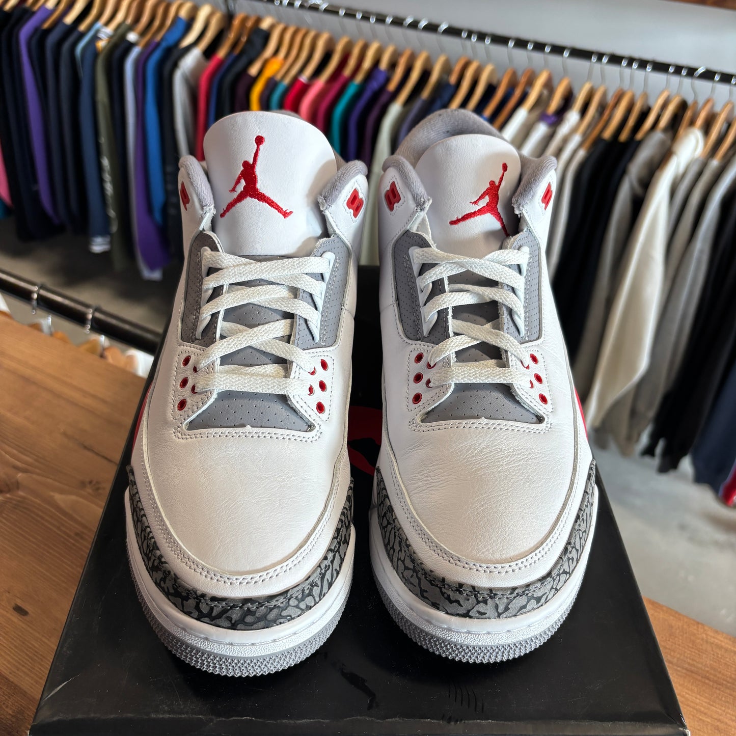 Jordan 3 'Fire Red' Size 12