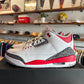 Jordan 3 'Fire Red' Size 12