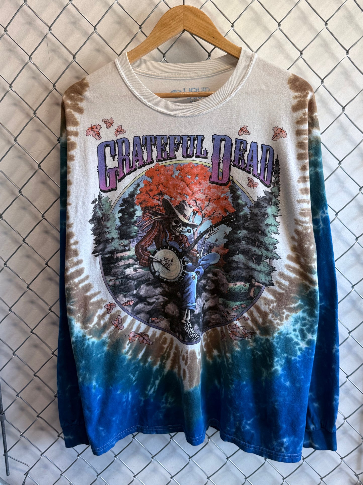 Grateful Dead 1994 Tie Dye Long Sleeve Tour Shirt Reprint Size XL