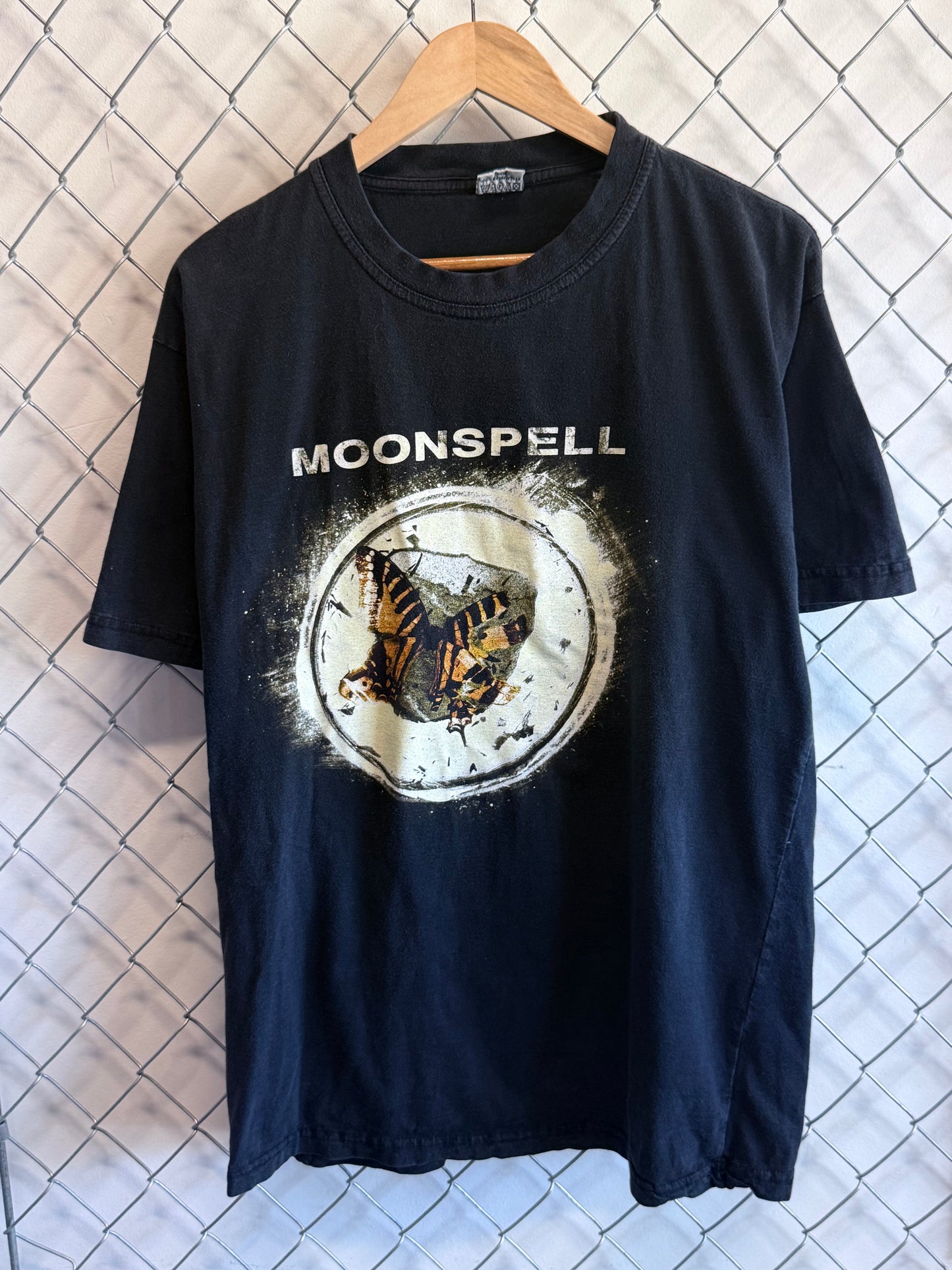 Vintage Moonspell Black Metal FX Band Graphic Tee Size XL