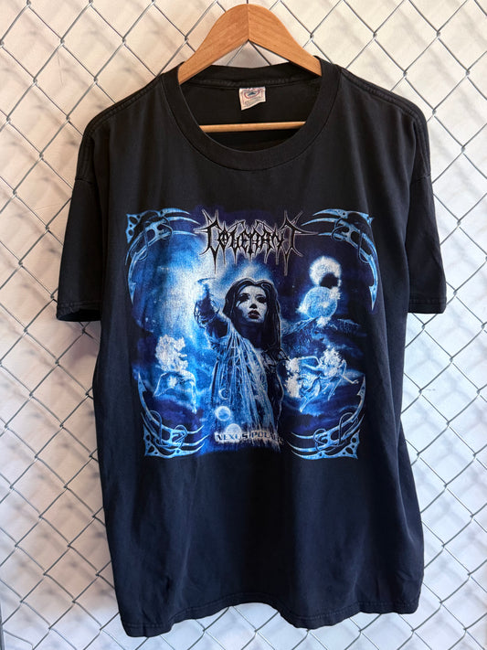 Vintage 1998 Covenant Nexus Polaris Band Metal Graphic Tee Size XL