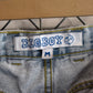 Y2K Style Big Boy Skate Baggy Light Wash Denim Jeans Size 34x28
