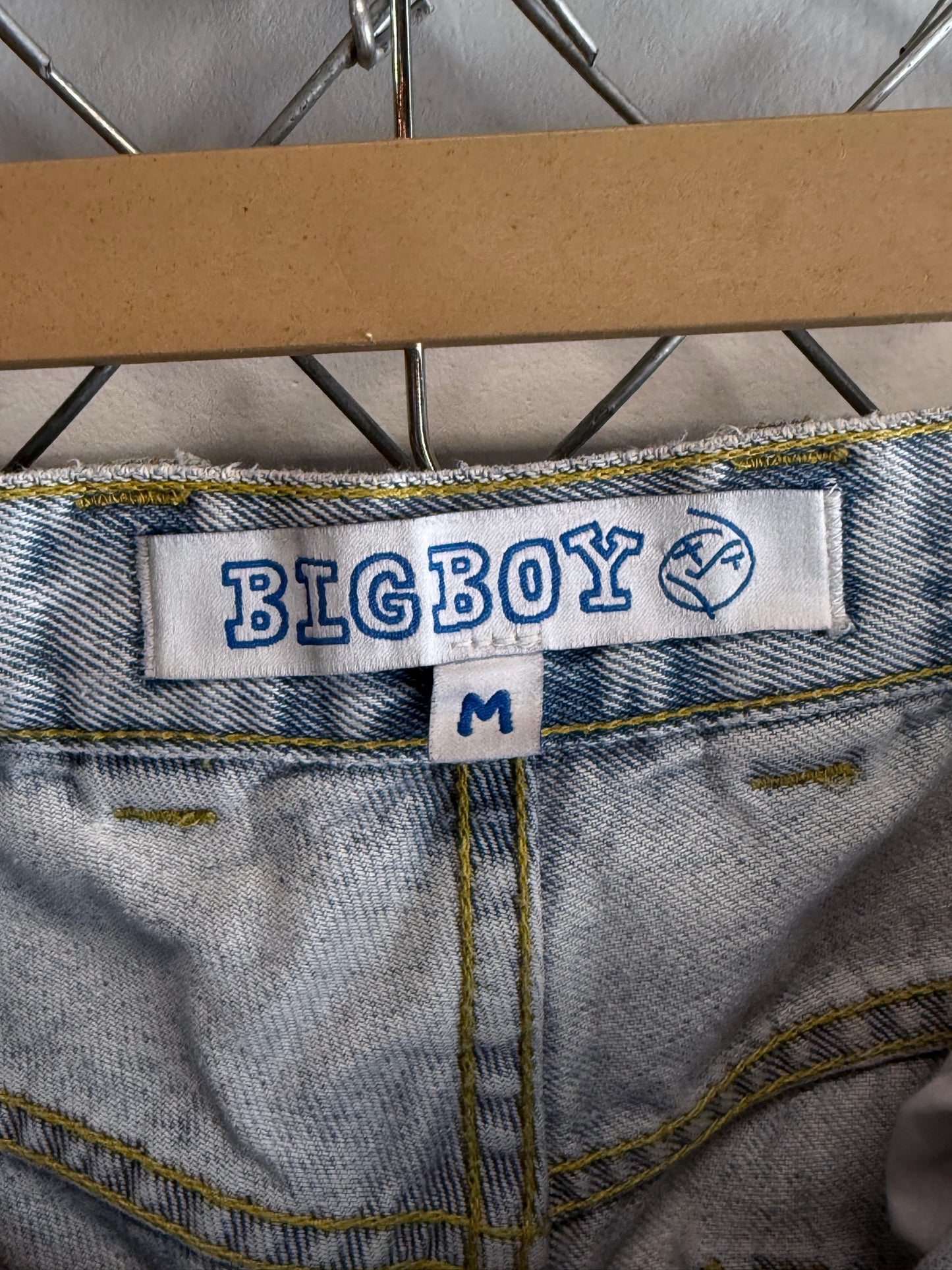 Y2K Style Big Boy Skate Baggy Light Wash Denim Jeans Size 34x28