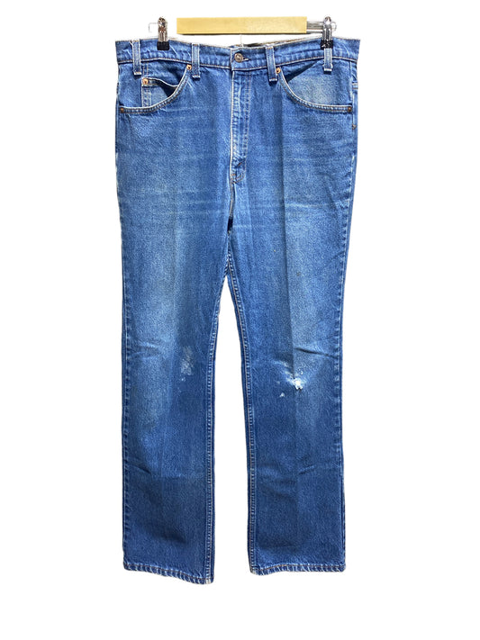 Vintage Levi Orange Tab Medium Wash Denim Jeans Size 34x32