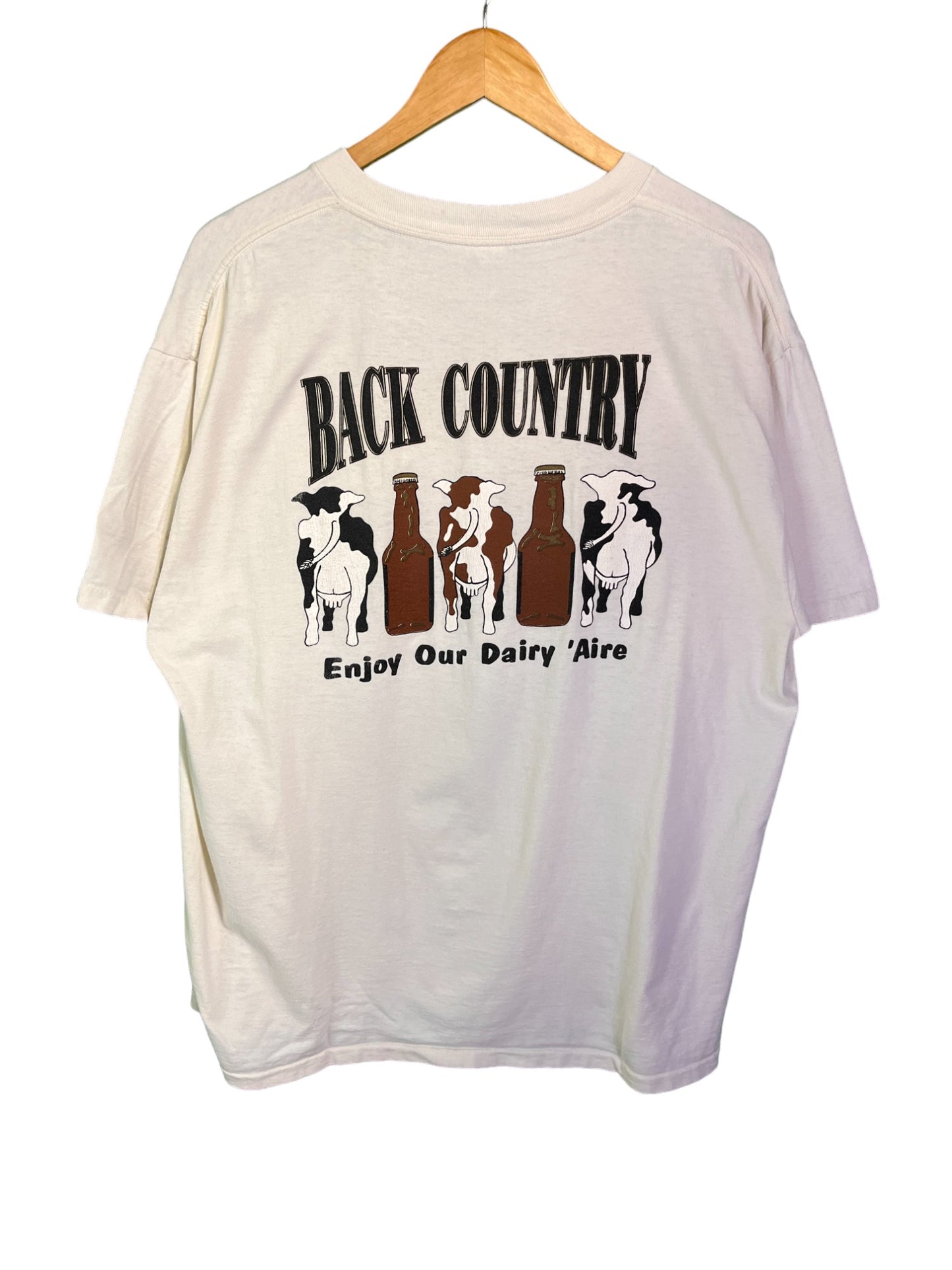 Vintage 90's Country Iowa Cows Dairy Are Graphic Tee Size L/XL