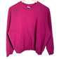 Vintage Fruit of the Loom Red Blank Crewneck Sweater Size Large