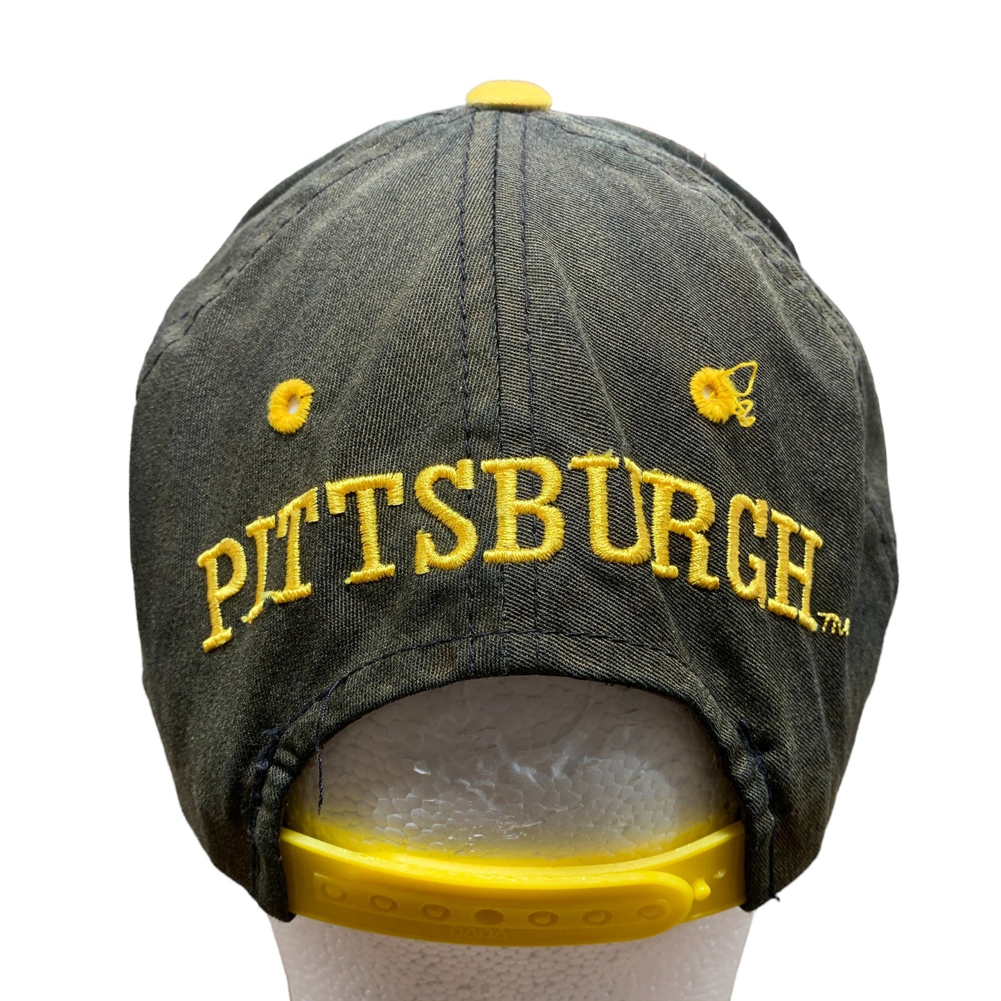 Vintage 90's Team NFL Pittsburgh Steelers Script Logo Snapback Hat