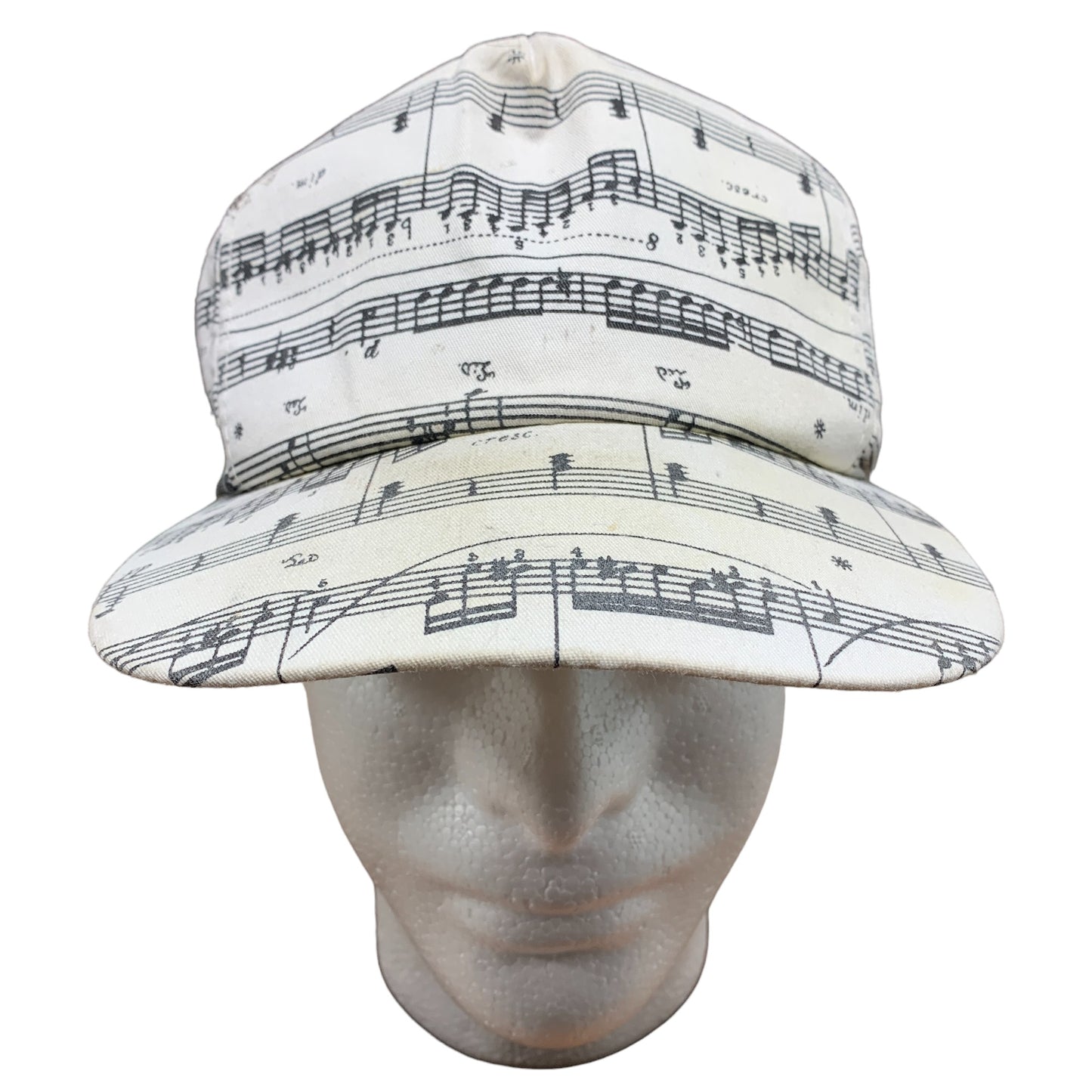 Vintage 90's Sheet Music All Over Print Snapback Hat