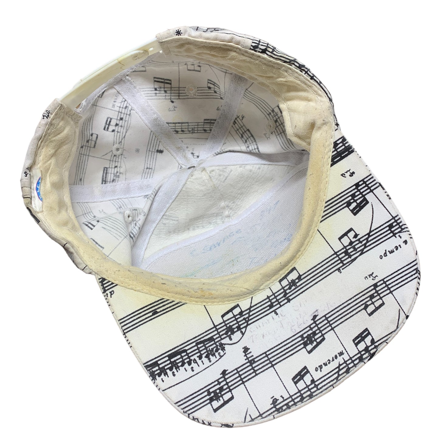 Vintage 90's Sheet Music All Over Print Snapback Hat