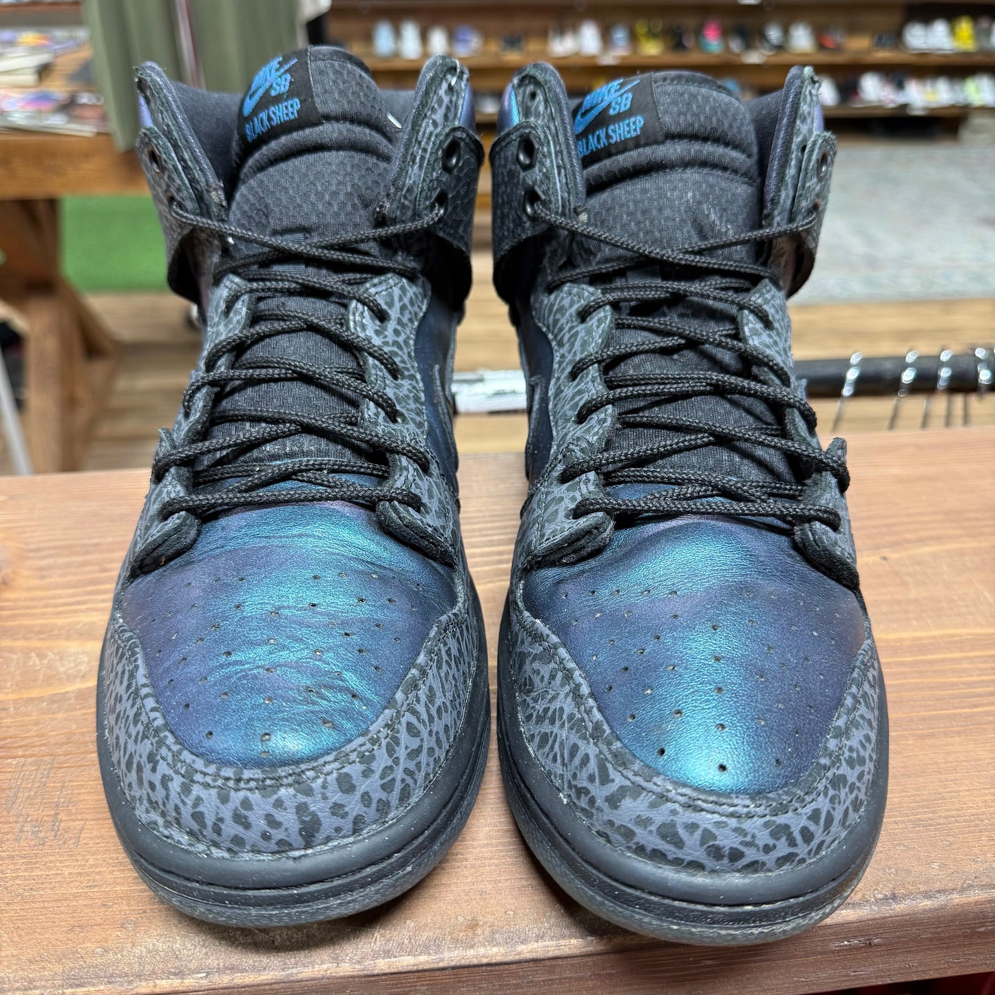Nike SB Dunk High 'Black Sheep' Size 12