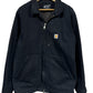 Carhartt Sherpa Lined QC4293 Black Jacket Size Medium