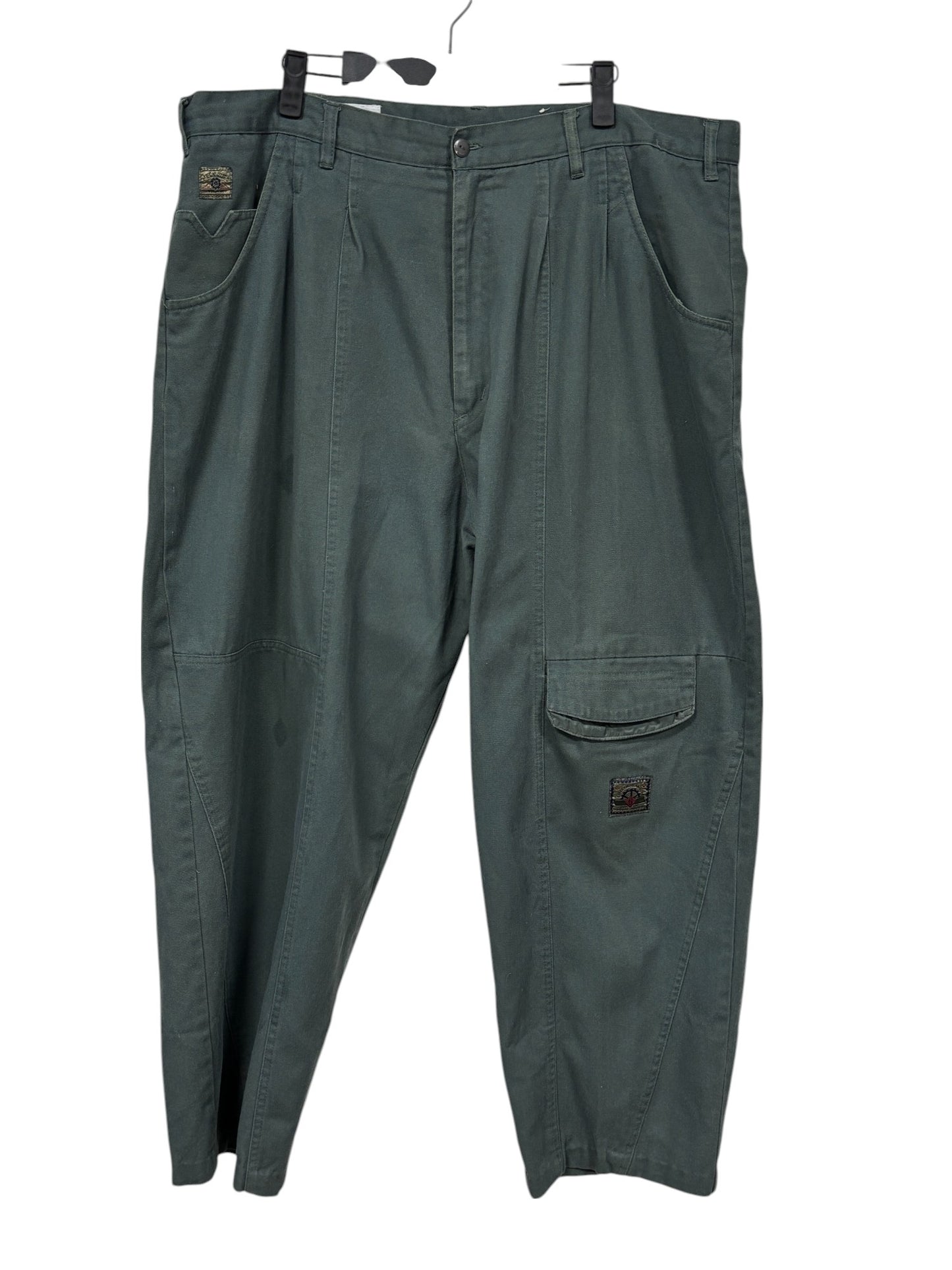 Vintage Gitano Baggy Green Grunge Skater Pants Size 38x27