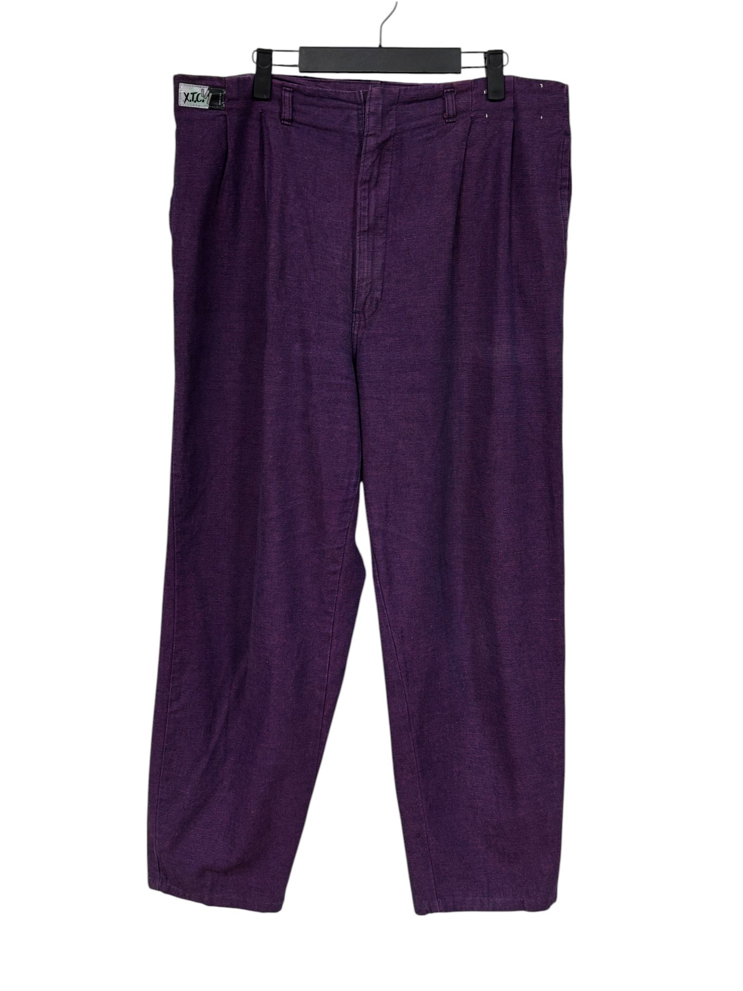 Vintage Studio XTC Purple Baggy Skater Pants Size 38x27