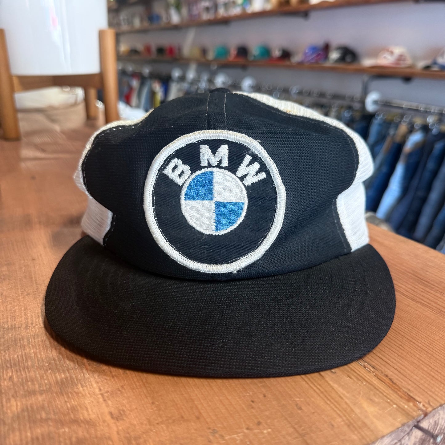 Vintage 90's BMW Logo Trucker Hat