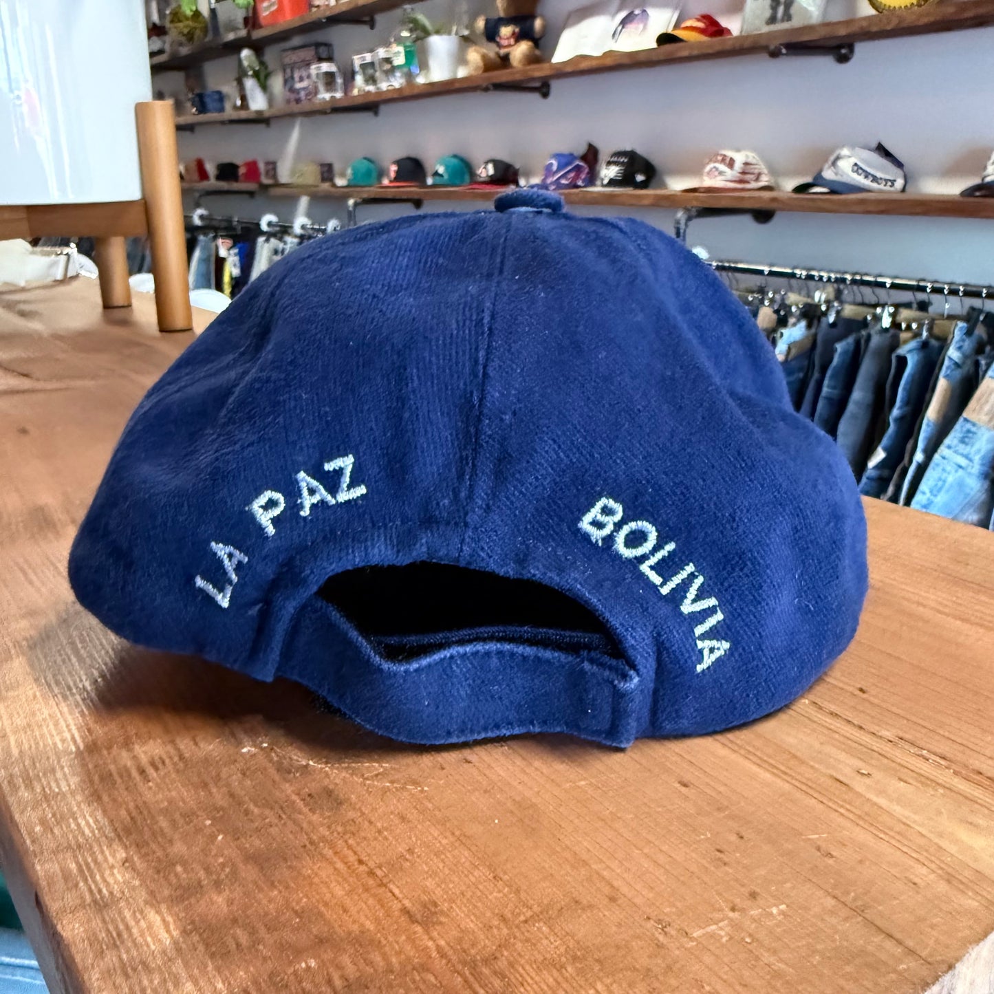 Vintage 90's US Aid Bolivia La Paz Embroidered Hat
