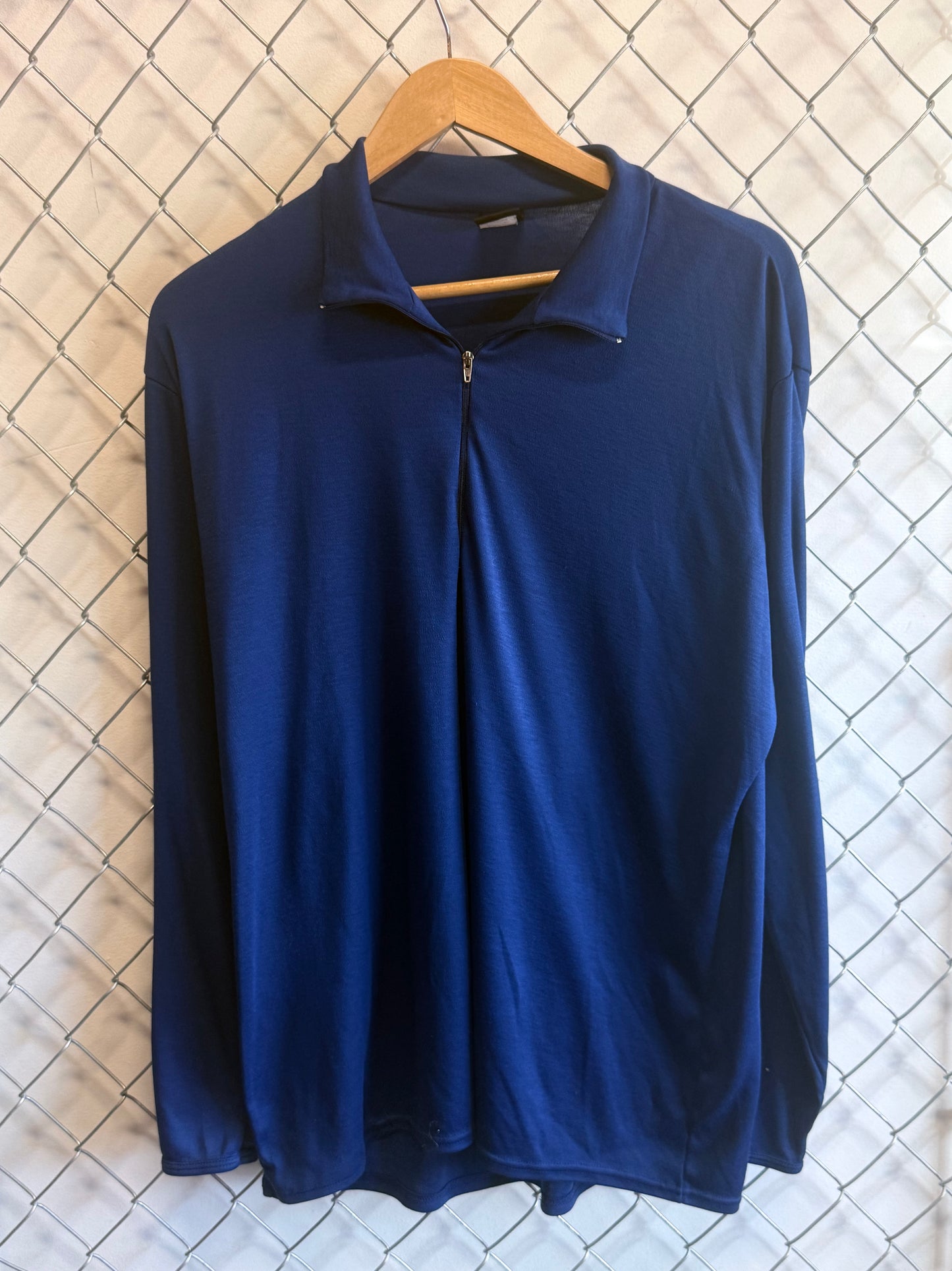 Patagonia Capilene Blue Lightweight Quarter Zip Long Sleeve Shirt Size XL