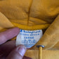 Champion Reverse Weave Yellow Spellout Hoodie Size Large