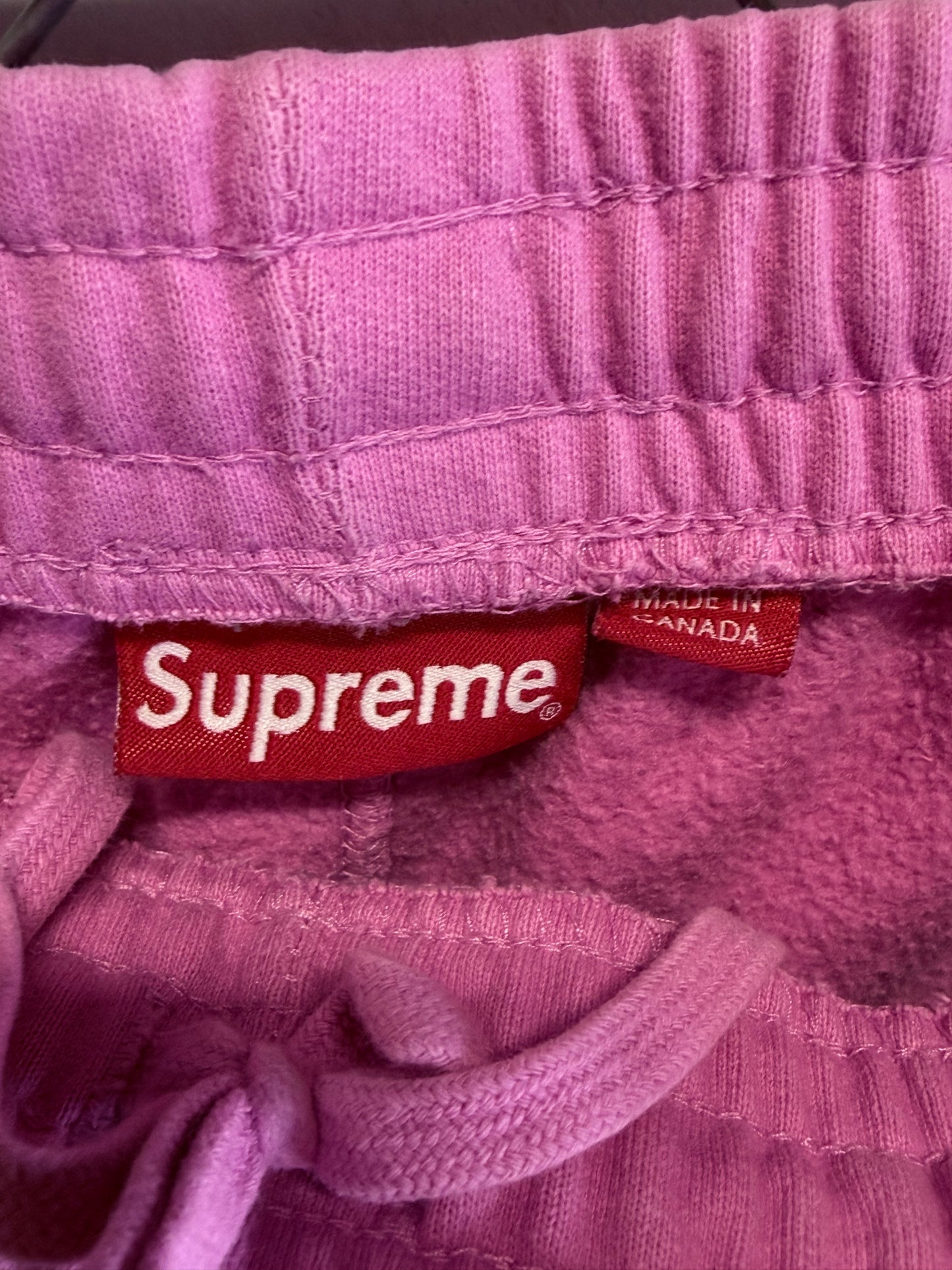 Supreme SS22 Pink Box Logo Sweatpants Size Large