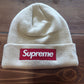 Supreme White Box Logo New Era Beanie