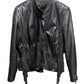 Vintage Womens Harley Davidson Fringe Leather Biker Jacket Size Large