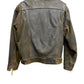 Vintage Womens Harley Davidson Rough Leather Trucker Style Jacket Size Large