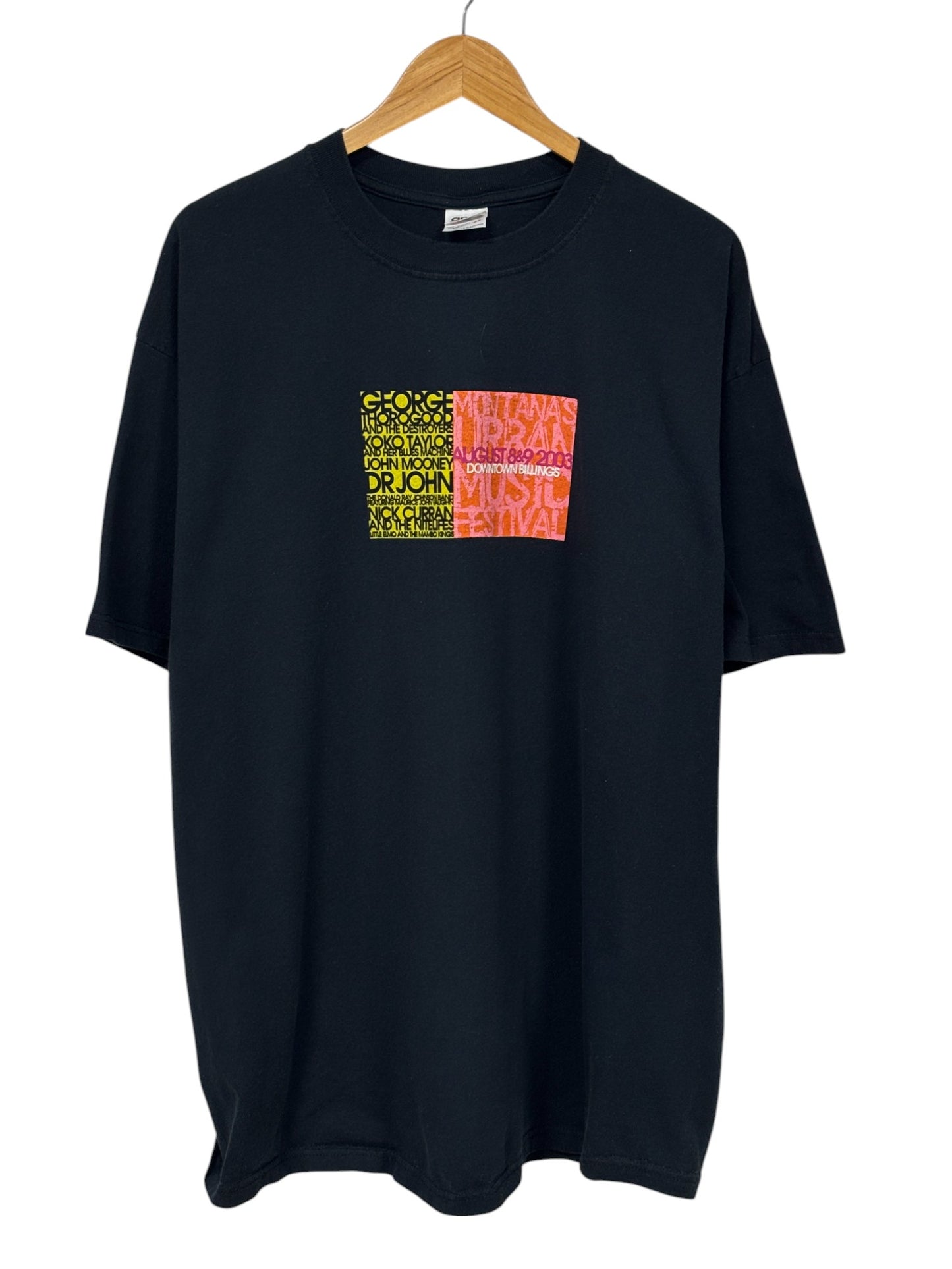 Vintage 00's Magic City Blues Festival Billings Montana Graphic Tee Size XXL