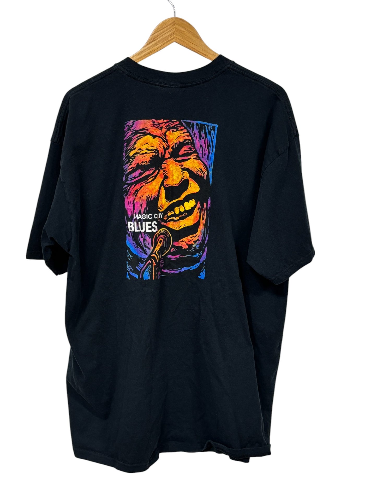 Vintage 00's Magic City Blues Festival Billings Montana Graphic Tee Size XXL