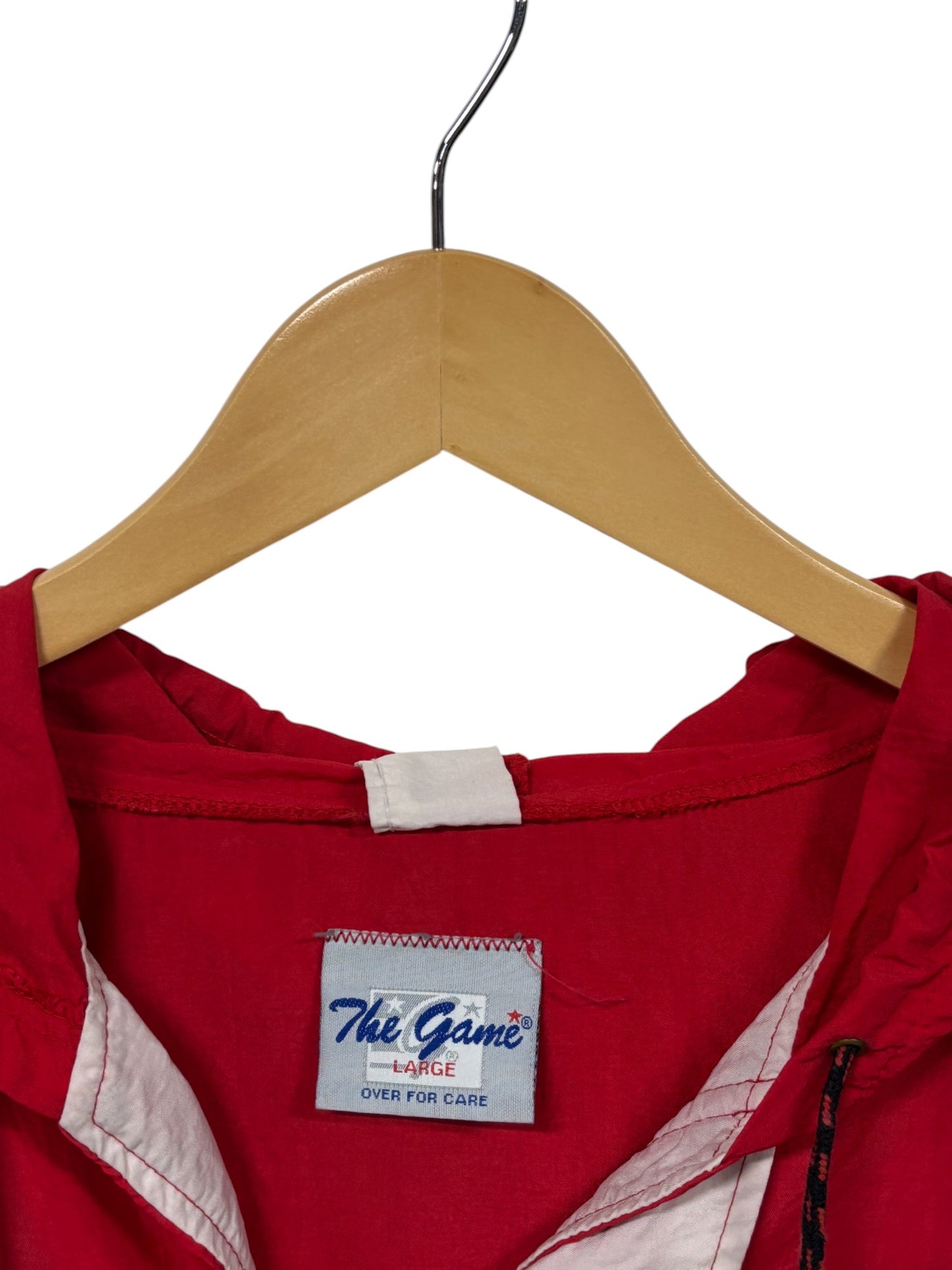 Vintage 90's The Game Iowa Hoosiers Collegiate Windbreaker Jacket Size Large