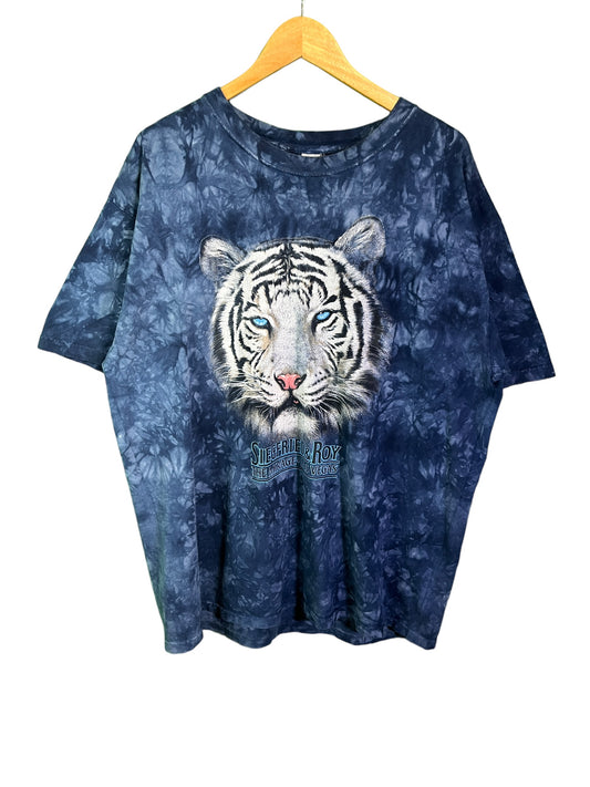 Vintage 90's Siegfried and Roy White Tiger Graphic Tee Size XL