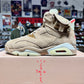 Jordan 6 'Travis Scott British Khaki' Size 10.5