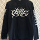 Vintage Y2K Big Bang Squad Skull Double Sided Long Sleeve Shirt Size Large