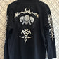 Vintage Y2K Big Bang Squad Skull Double Sided Long Sleeve Shirt Size Large