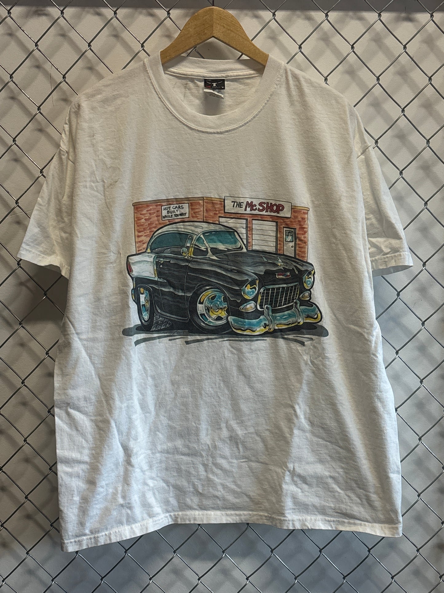 Vintage Y2K Hot Rod Graphic Tee Size XL