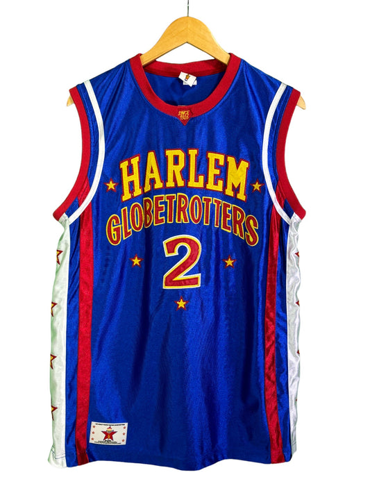 Vintage Harlem Globetrotters #2 Dizzy Grant Basketball Jersey Size Medium