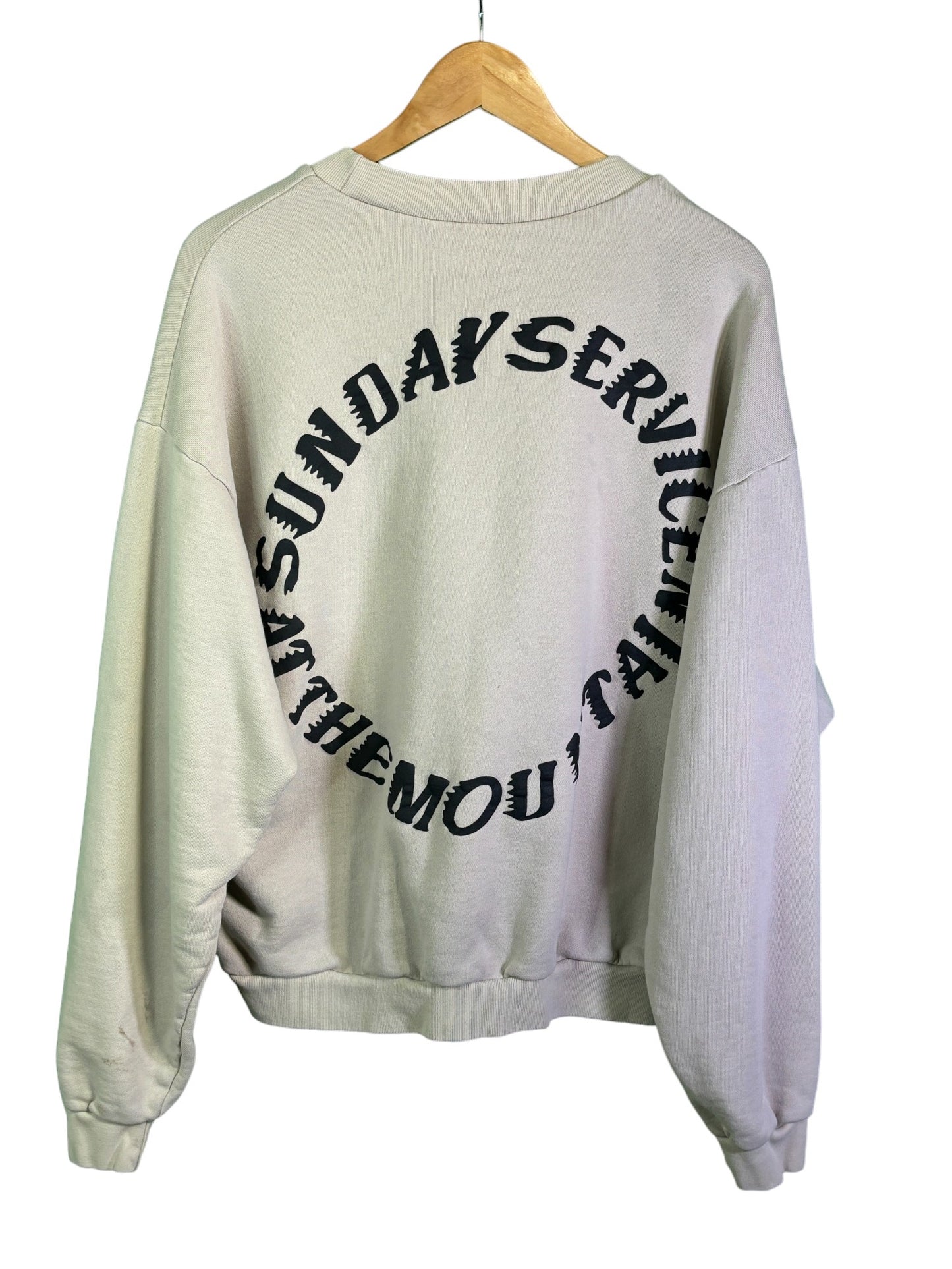 Kanye West Sunday Service Holy Spirit Boxy Fit Sweater Size Large