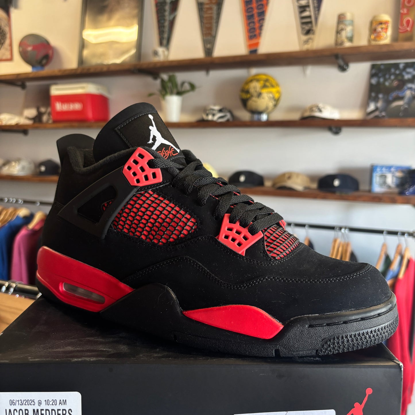 Jordan 4 'Red Thunder' Size 13