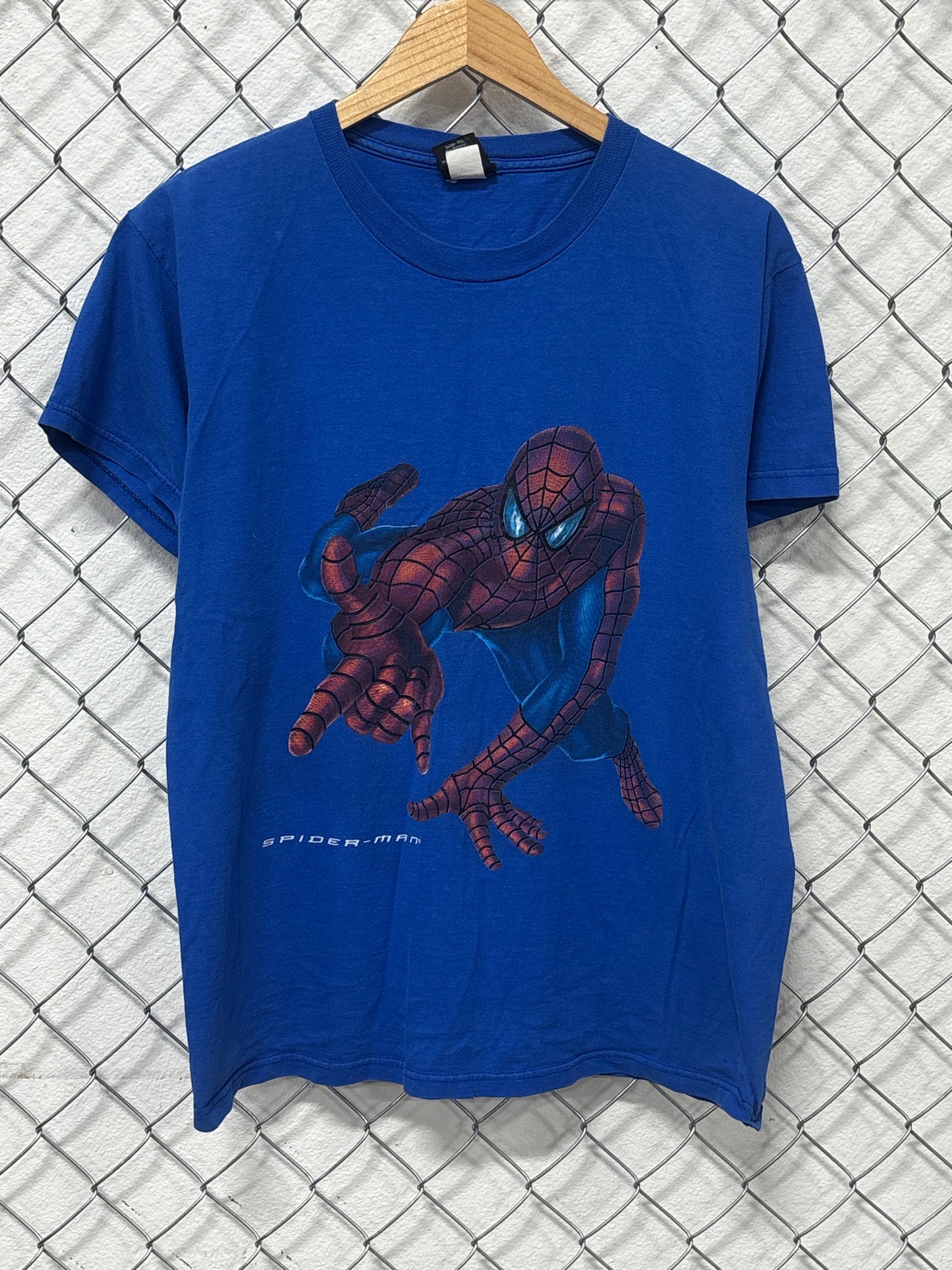 Vintage 2002 Spider-Man Movie Promo Comic Book Graphic Tee Size Medium