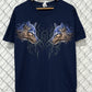 Y2K Wolves Nature Graphic Tee Size Large