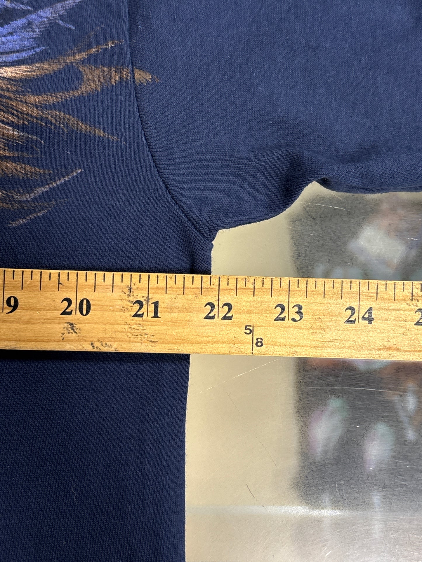 Y2K Wolves Nature Graphic Tee Size Large