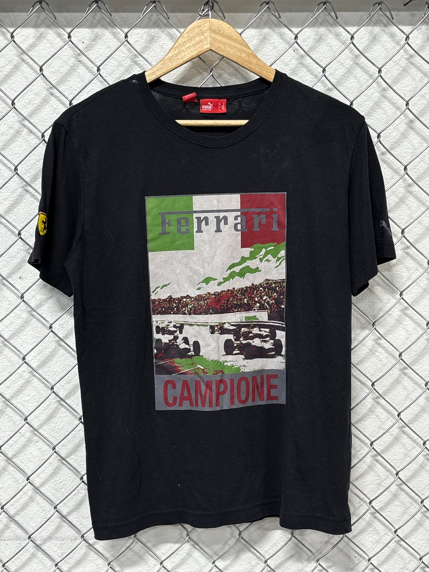 Puma Ferrari Racing Graphic Tee Size Medium