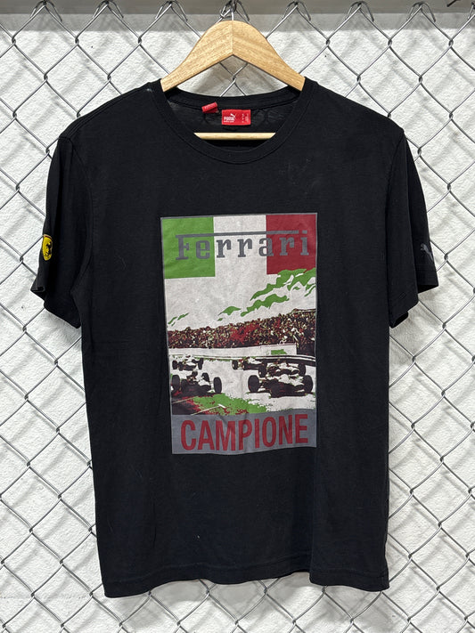 Puma Ferrari Racing Graphic Tee Size Medium