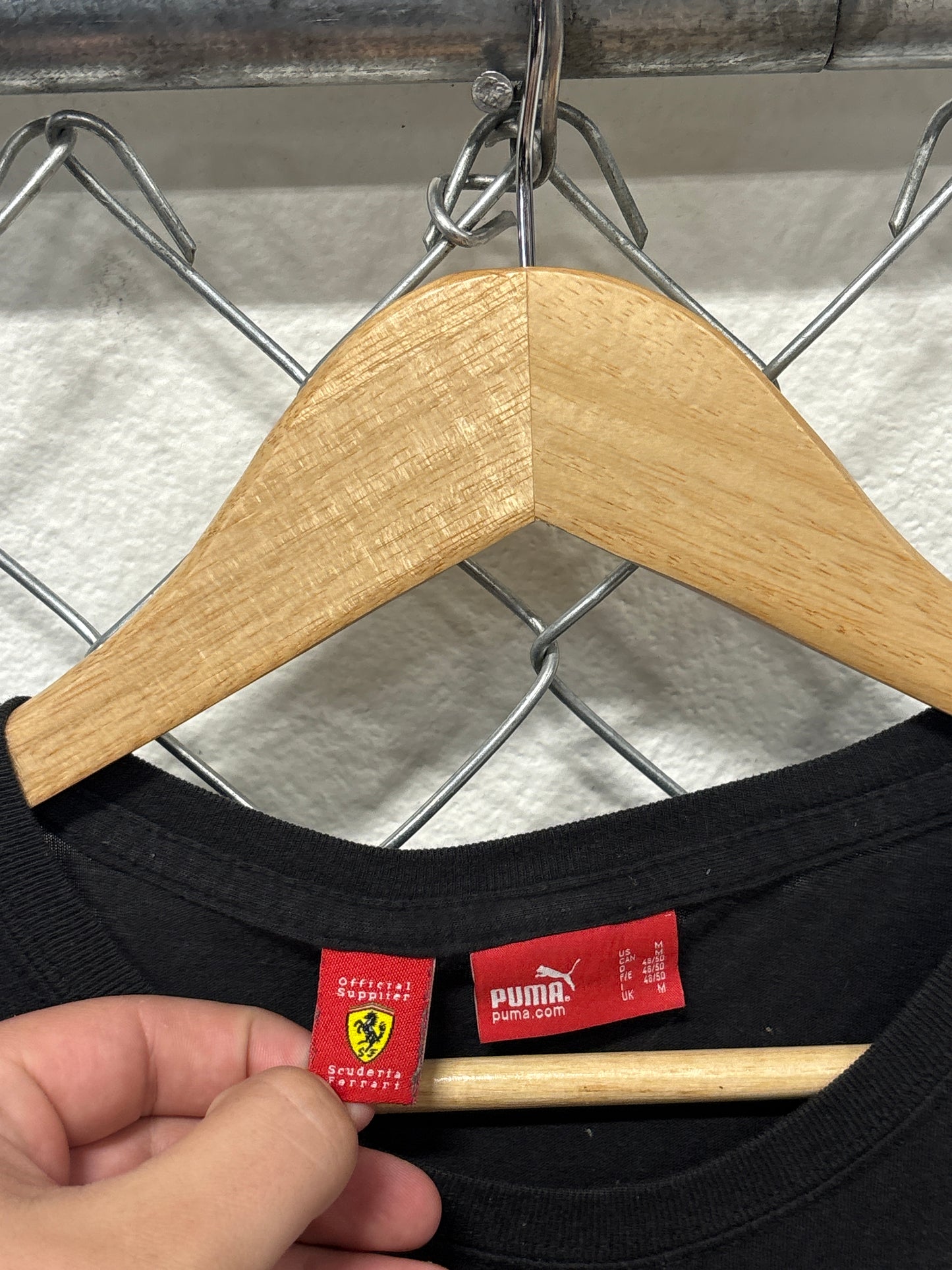 Puma Ferrari Racing Graphic Tee Size Medium