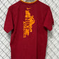 Vintage Y2K Nike Baseball Ringer Graphic Tee Size Medium